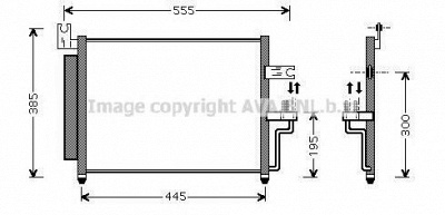 AVA QUALITY COOLING hy5081d -  Конденсатор, кондиционер